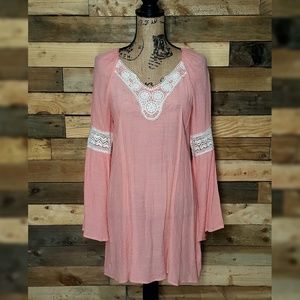 Ladies indigo soul Boho Tunic Dress, Large